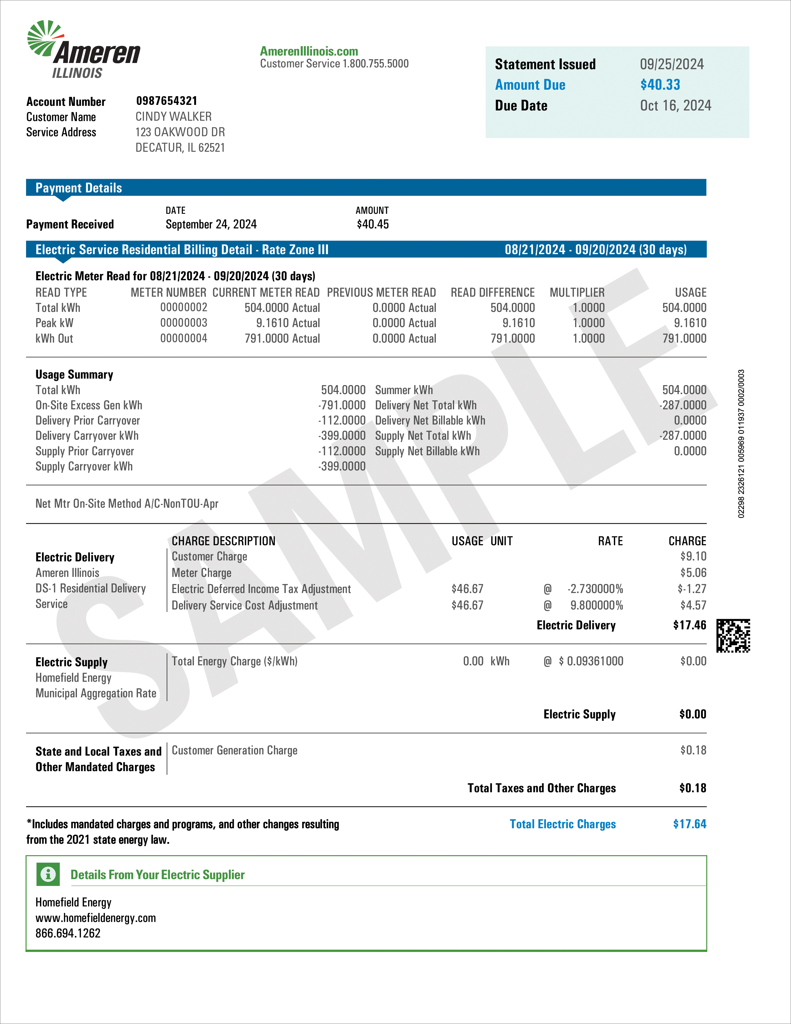 net metering bill sample 1